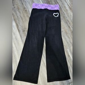 Justice pants lace sequins details Size 8